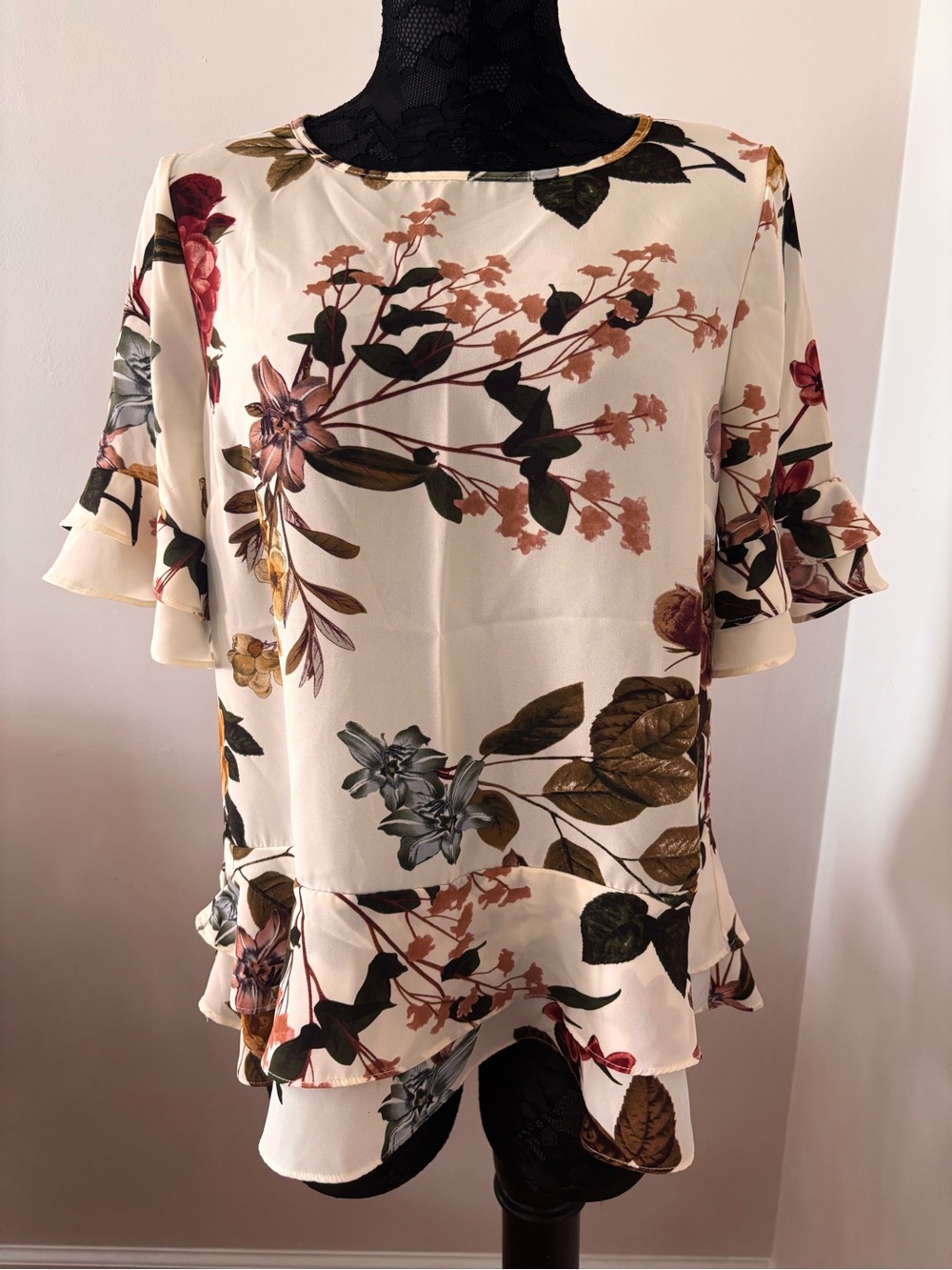 Floral Peplum blouse